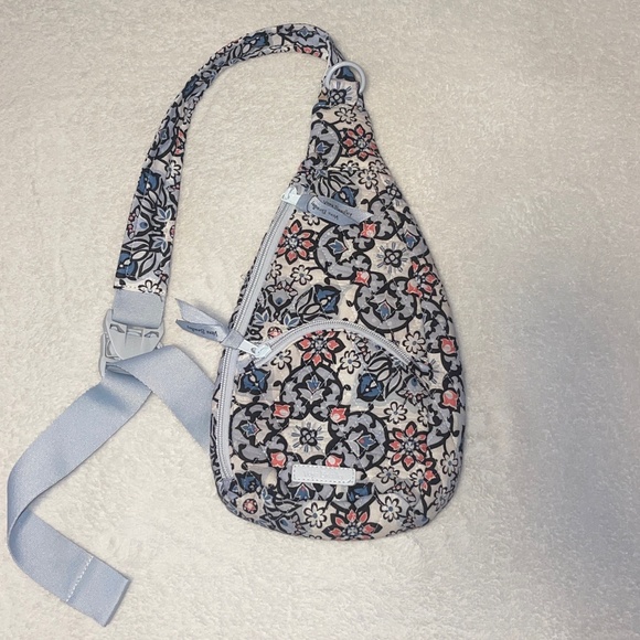 Vera Bradley Handbags - Vera Bradley Essential Backpack Sling Lisbon Medallion Print